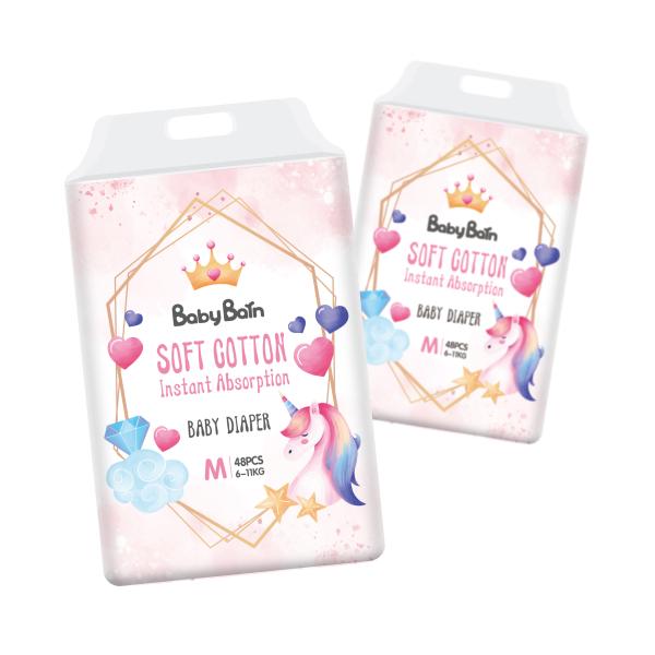 FREE SAMPLE Custom Disposable Baby Nappies SAP Super Absorbing Performance