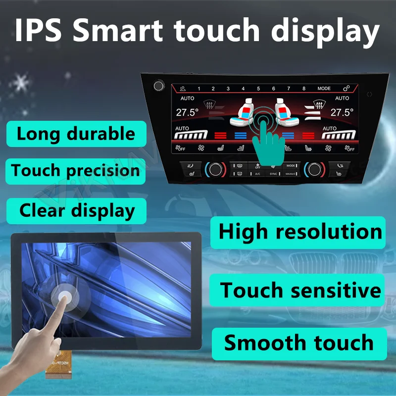 Car BMW AC Climate Control Unit X5 F15 X6 F16 2014-2019 Digital Dashboard