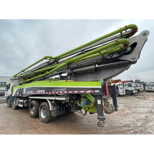 Zoomlion 56m Benz Truck Concrete Equipment Concrete Boom Beton Pump Machine Second Hand Truck Mounted Concrete Pump