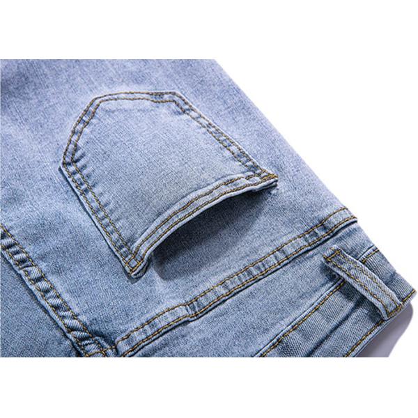 XS - XXL Ladies Denim Jeans Light Wash Rip And Repair Ladies Skinny Jeans