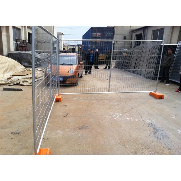 construction fence panels 2.1m*2.4m AS4687-2007 standard OD 40mm*1.4mm H2100mm*W2400mm Spacing 60mm*150mm*3.00mm HDG