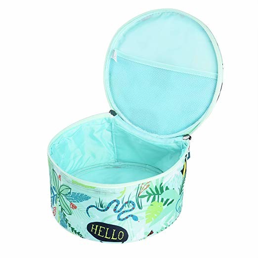 Round Design Undergarment Travel Bag / Travel Lingerie Organiser Lightweight