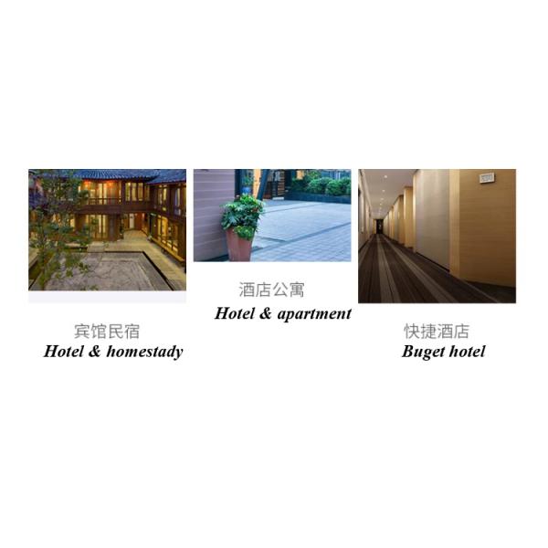 Customized Buget Hotel Contract Furniture Bed Melamine Laminated Board With PVC Edge