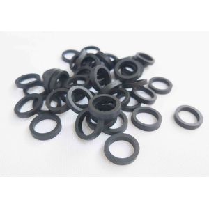 Moistureproof EPDM Rubber Washers , Black Rubber Washers Anti Vibration Tight