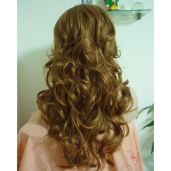 Fashion New Style Long Wave Heat Resistant Lace Front Wigs for White Women