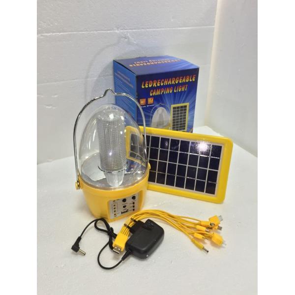 Hot selling plastic camping solar lantern with mobile phone charger