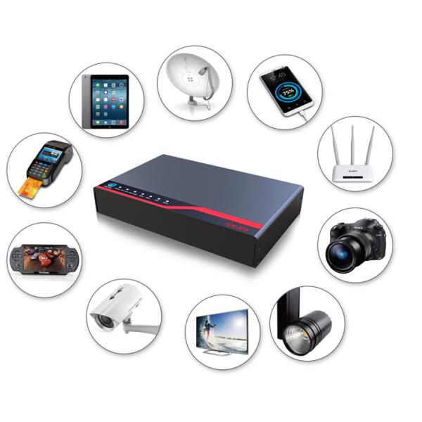 15V 1.5A POE 30W Mini UPS Power Supply , Rechargeable UPS Battery For Wifi Router