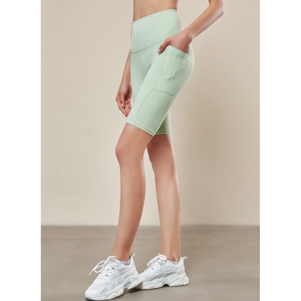 Women'S Fitness Sportswear High Waisted Yoga Pants With Pockets Workout Summer Biker