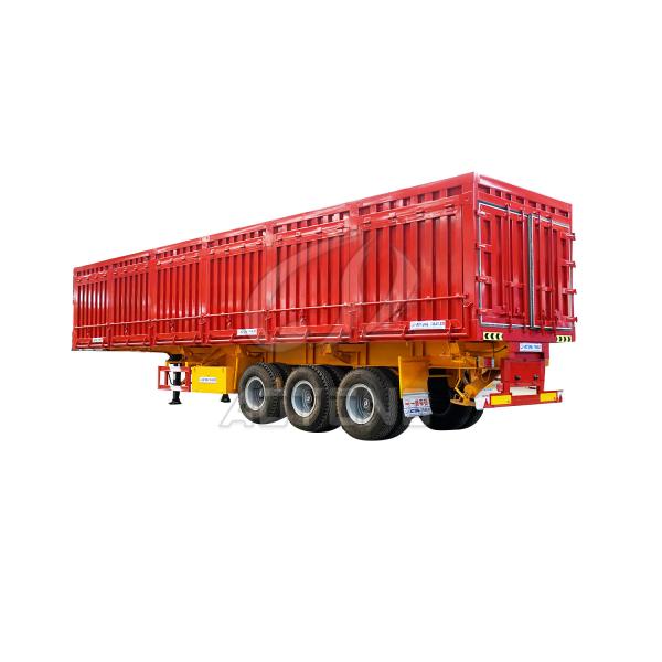 53ft Enclosed Box Cargo Dry Wing Van Truck Semi Trailer with 30-100T Max Payload