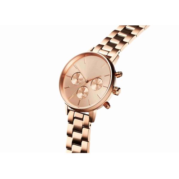 Rose gold ladies stainless steel watches japan movement quartz watch sr626sw