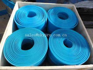 Cheap High Abrasion Resistance NR SBR Floor Skirting Rubber , High Efficiency Polyurethane Poly Skirting Board wholesale