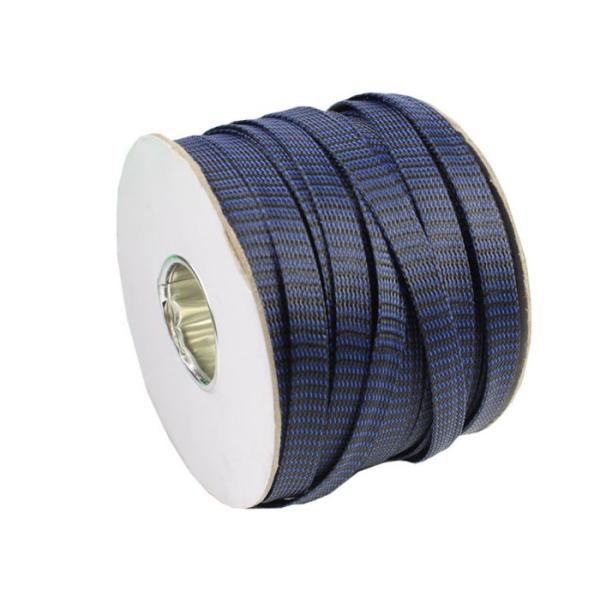 Polyester Electical Braided Sleeving , High Flame - Retardant Braided Wire Sleeve
