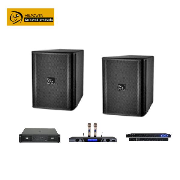 AC3 12 Inch Speaker Pair 600W Digital Karaoke Power Amplifier