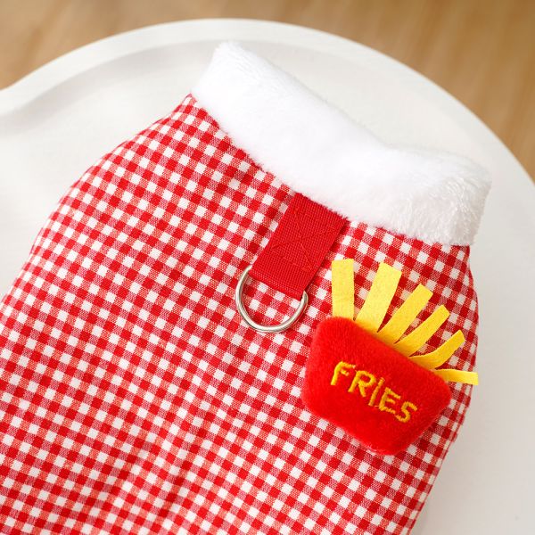 Soft Warm Dog Vest With Hats Pet Clothing Comfortable For Small Medium Sized Dogs