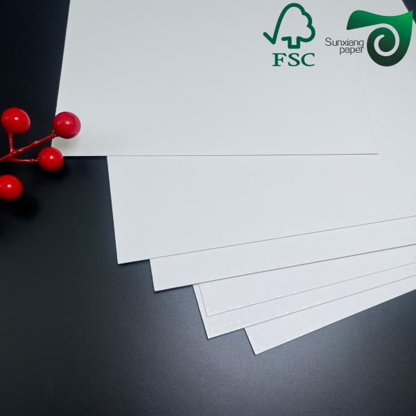 FSC 120g C1S Coated One Side Gloss Paper 68cm 110cm Roll Width