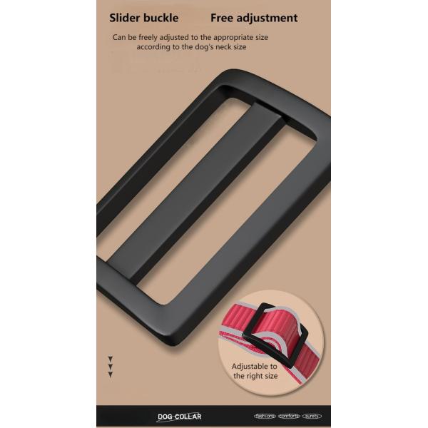 Anti-breakaway dog collar Reflective anti-lost dog collar Adjustable medium and large dog pet collar