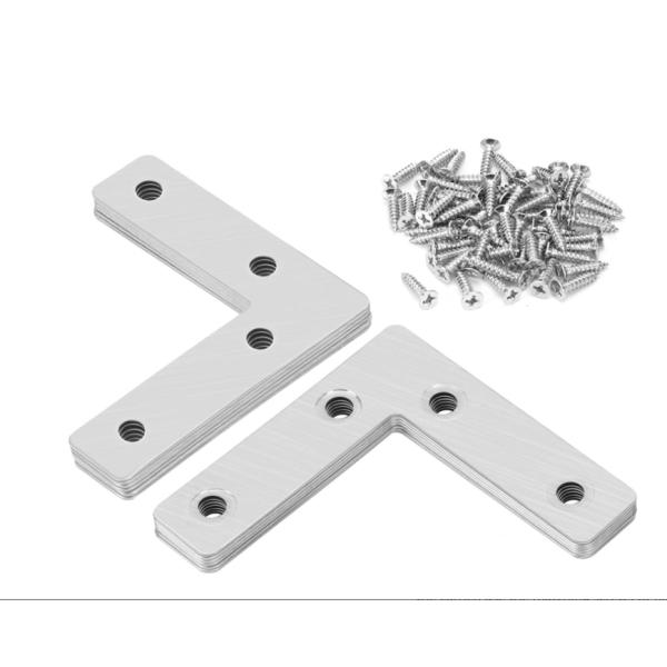 Furniture Single Side Metal Bracket L Shaped Aluminum Anodized 1-3mm Thickness