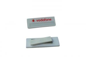 Cheap Business Reusable Name Badges Plastic Acrylic Material Staff Badge Holders wholesale