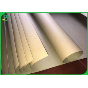 China 250gsm 300gsm Hard Stiffness Brown Kraft Board For Packages on sale