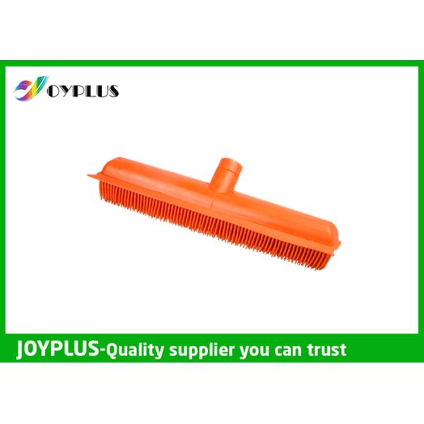 JOYPLUS Home Rubber Sweeper Broom , Rubber Push Broom With Handle 120cm