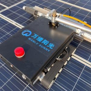 China CIF Solar Panel Dry-Cleaning with Nylon Brush and Crawler Chassis 24 Hour Online Service on sale