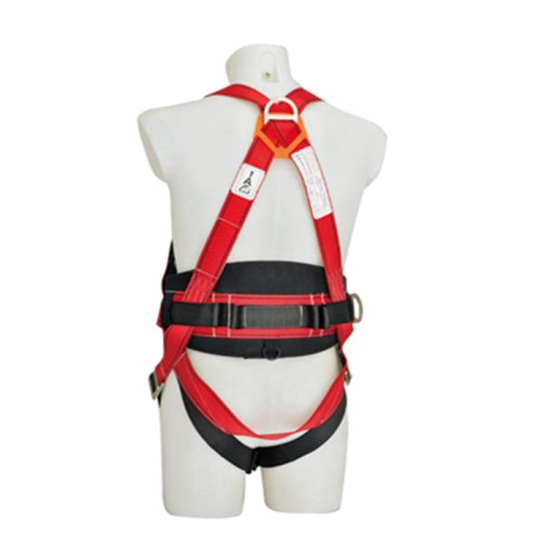Double Lanyard Full Body Climbing Safety Belt 23KN Strength Polyester for Roof Work