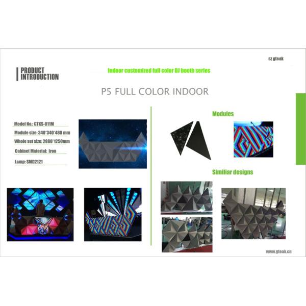 Mooncell led display control card led dj booth table