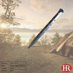 Cheap 18 cm steel ripple tent stakes wholesale