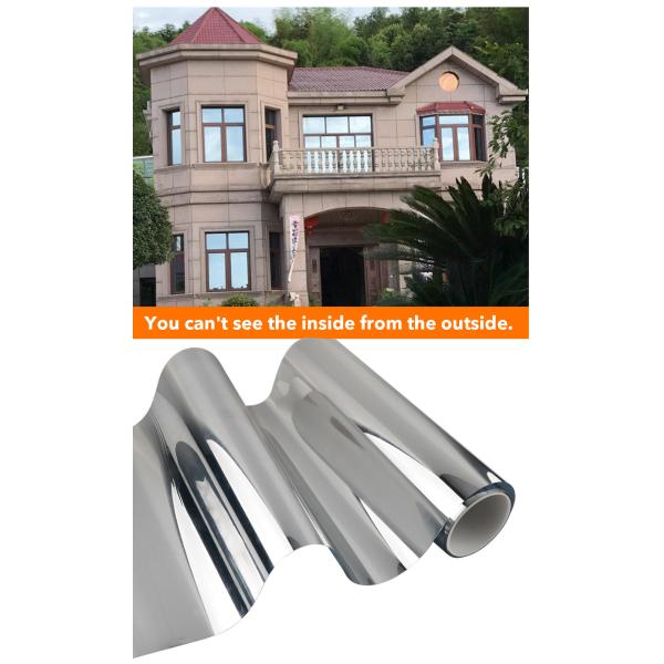 Building Window Tint Film House Decoration One Way Mirror Building Solar Window Film