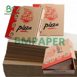 China 1mm 1.5mm Thick Corrugated Cardboard Sheets For Pizza Container on sale