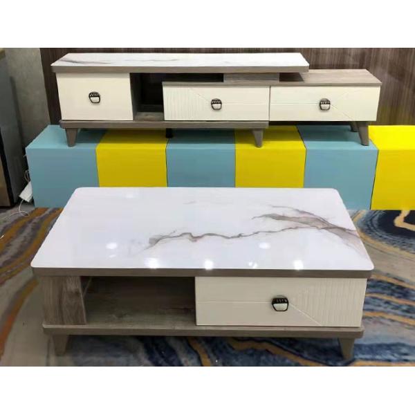 Villa Apartment Hotel TV Stand E1 MDF Board Glass TV Cabinet