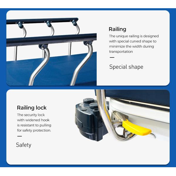 Clinic Patient Transport Trolley Patient Transfer Stretcher X-ray Radio Platform