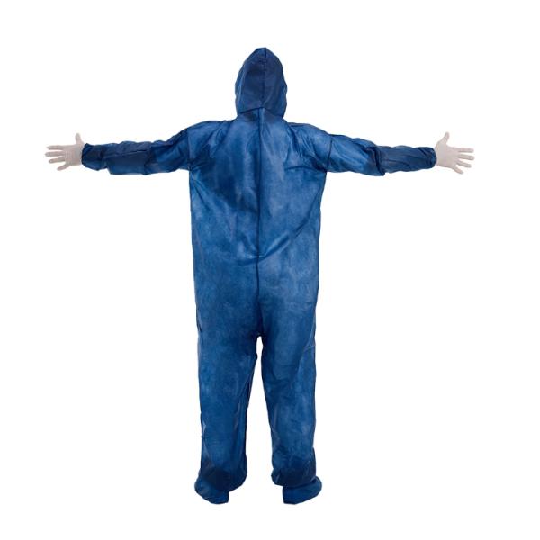 PE Disposable White Overalls , Full Body Disposable Coveralls OZONE