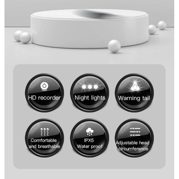 1080P Video Recorder Front Camera Helmet For Motorcycle Mountain Bike Bicycle Scooter