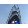 IP67 7200CD/sqm Outdoor LED Transparent Screen 2R2G2B For Window Display for sale