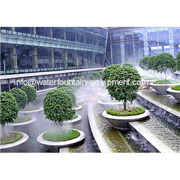 Stainless Steel Fog Water Fountain Spray Heads Small Noise DN25 For Outdoor Garden