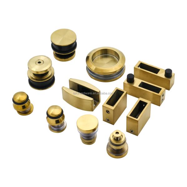 Stainless Steel Frameless Glass Sliding Door Hardware Glass Sliding Shower Door Hardware Kit
