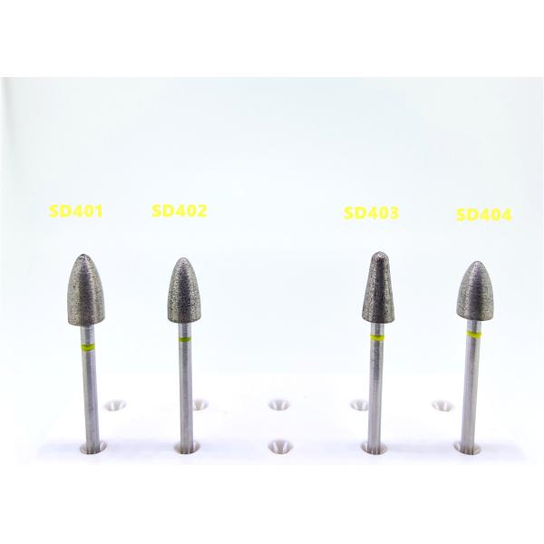 Abrasive Polishing Burs Dental Sintered Cylindrical Diamond Bur HP Shank