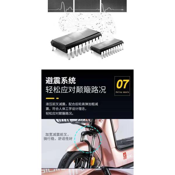 ELECTRIC VEHICLE NEW NATIONAL STANDARD ELECTRIC VEHICLE EXPORT FASHION DURABLE PORTABLE TWO-WHEELED ELECTRIC BICYCLE