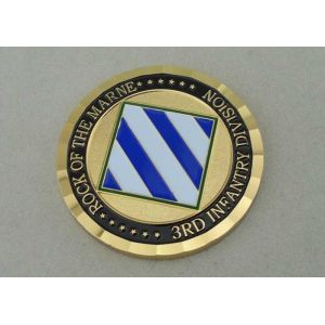 3rd Infantry Division Personalized Coins By Brass Die Struck For Memorial
