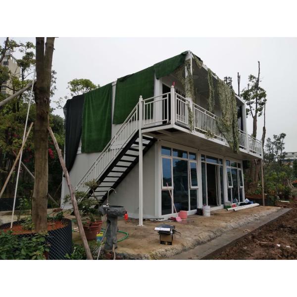 2 Bedroom Luxury 20Ft Prefab Flat Pack Container House