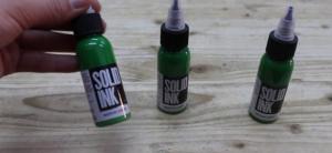 Cheap 30ML 60ML Airbrush Solid Ink Tattoo Ink Medium Green Pure Plant Materials wholesale