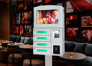 Universal Self - Service Cell Phone Charging Kiosk / Charge Stations for Electronics