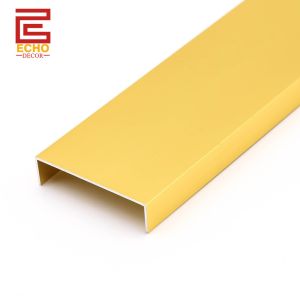 Buy cheap Black Aluminum U Shaped Tile Edge Trim for Ceiling Protection from wholesalers