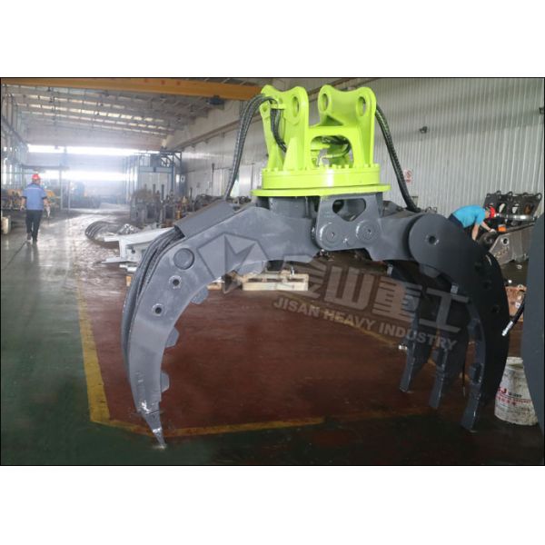 Timber Grab Hydraulic Log Grapple Wide Opening Jaws For 20 Ton Komatsu PC200 Excavator