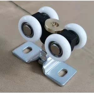 Cheap Standard Metal Sliding Door Rollers Hanging Wheels Pulleys wholesale