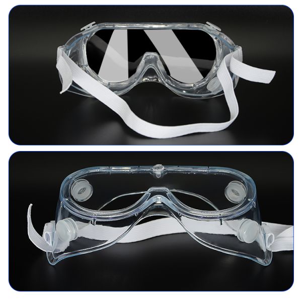 Soft PVC Medical Safety Goggles , Surgical Eye Protection Glasses Anti UV