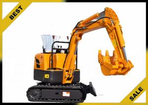 Cheap 800kg Crawler Hydraulic Excavator 340mm Bucket Width , Road Digging Machine For Farm Use wholesale