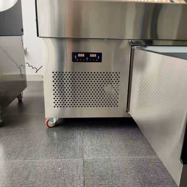 Air Cooling SUS Deli Display Freezer With Manual Defrost