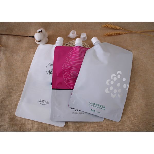 Gravnre Printing 16mm Soap Liquid Spout Bags